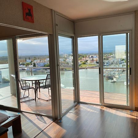 Vue Panoramique sur la Mediterrannée, appartement sur canal&proche plage Roses Esterno foto