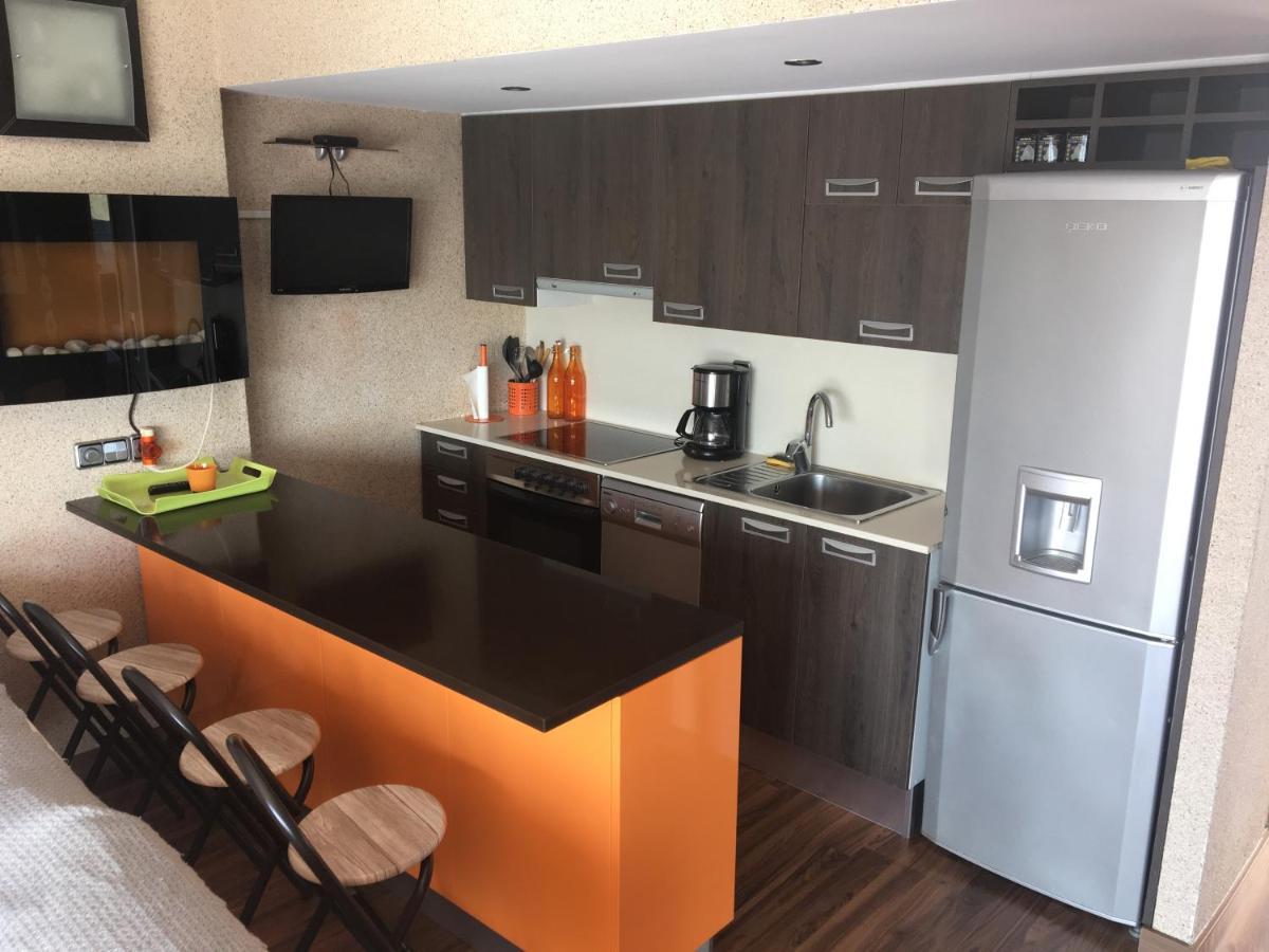 Vue Panoramique sur la Mediterrannée, appartement sur canal&proche plage Roses Esterno foto