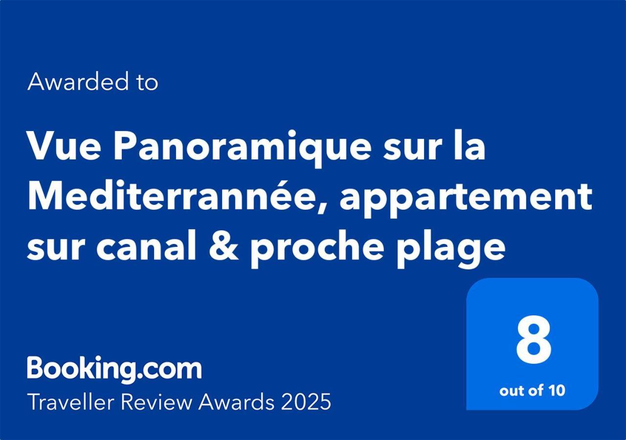 Vue Panoramique sur la Mediterrannée, appartement sur canal&proche plage Roses Esterno foto